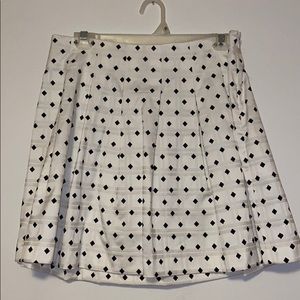 Banana Republic white & black skirt